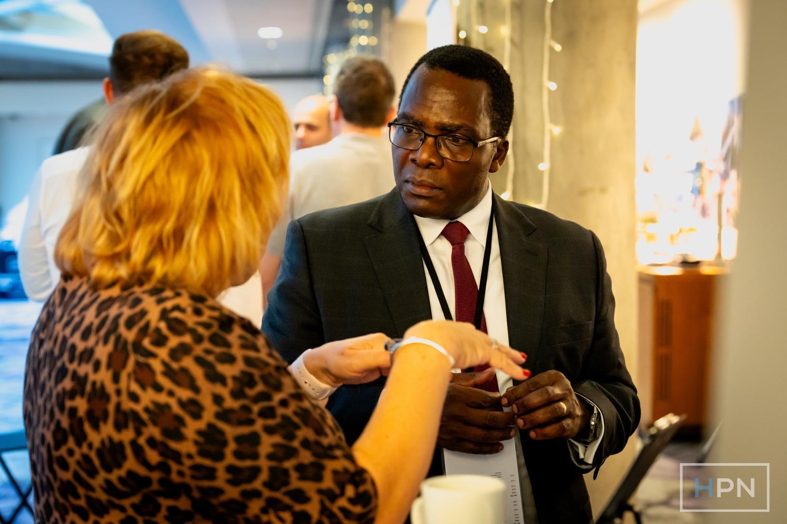 Our CEO in conversation at an industry event